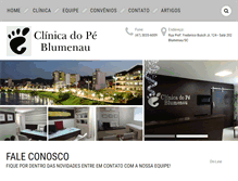 Tablet Screenshot of clinicape.com.br